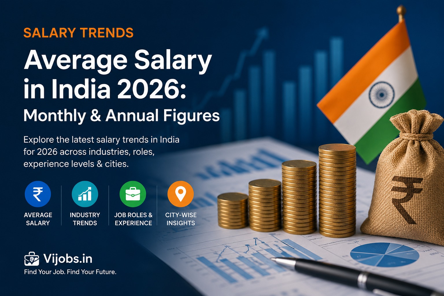 Average salary in India — professionals discussing pay and compensation